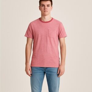 Tommy Hilfiger Size XS Red Short Sleeve Pocket T-Shirt.